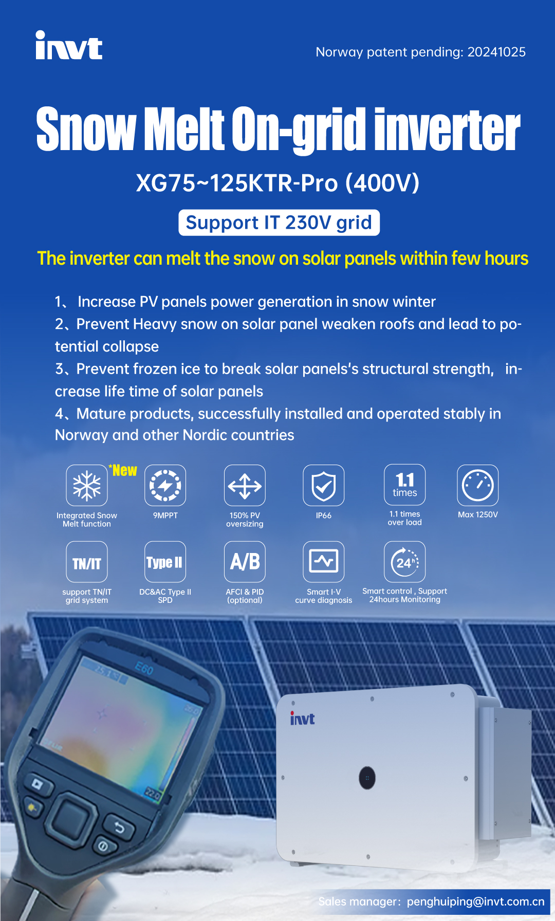 Snow Melt Solar Inverter